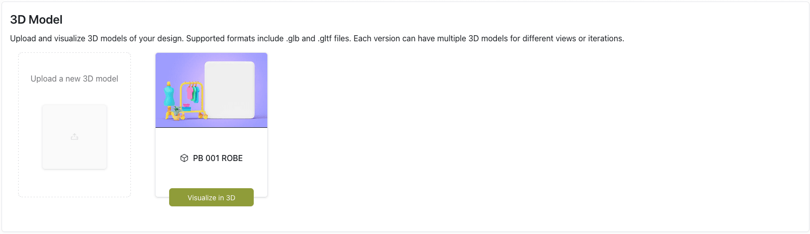 3D Visualization Step 1