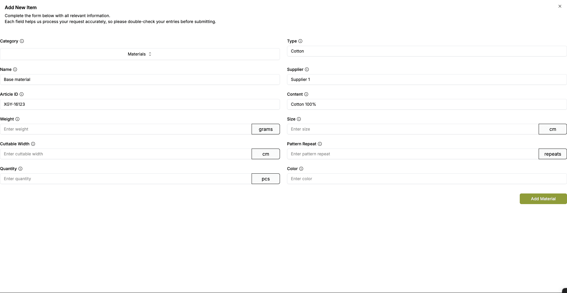 Add BOM Step 2