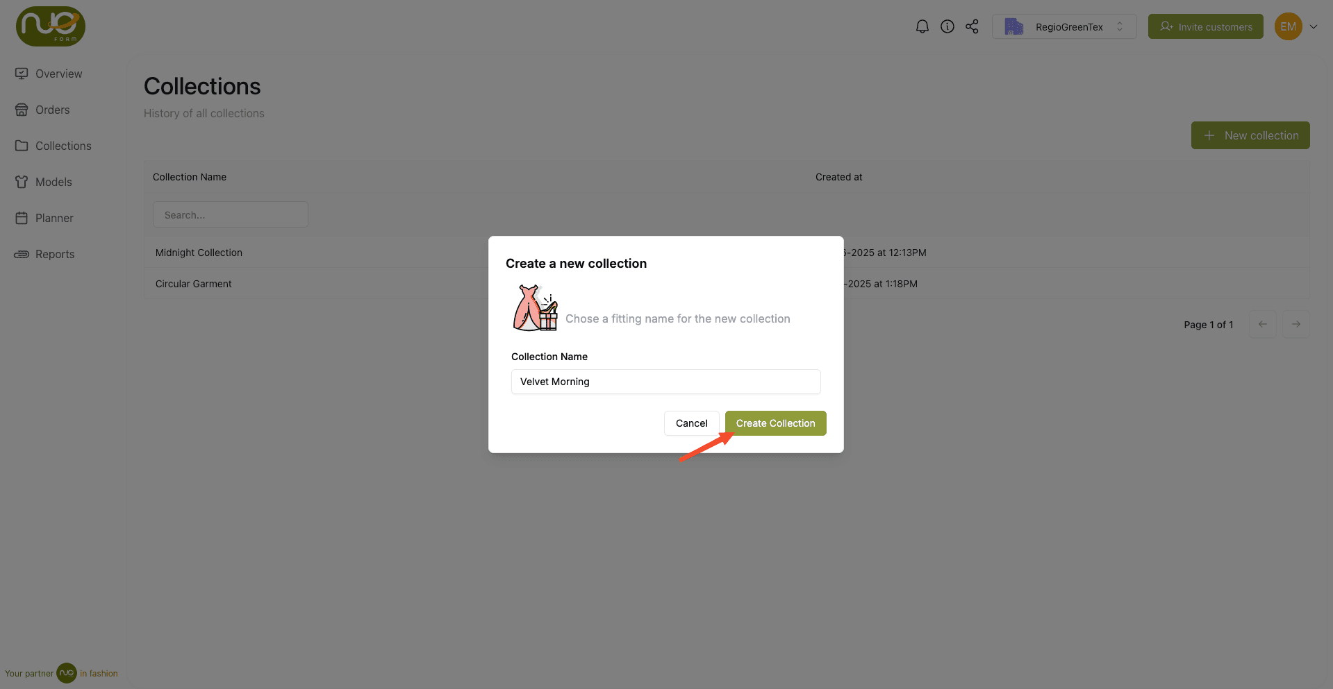 Create Collection Step 2
